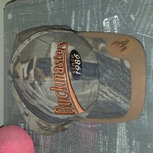 Buckmaster Sportsman Black Camo Hunting Embroidered Strapback Hat OS